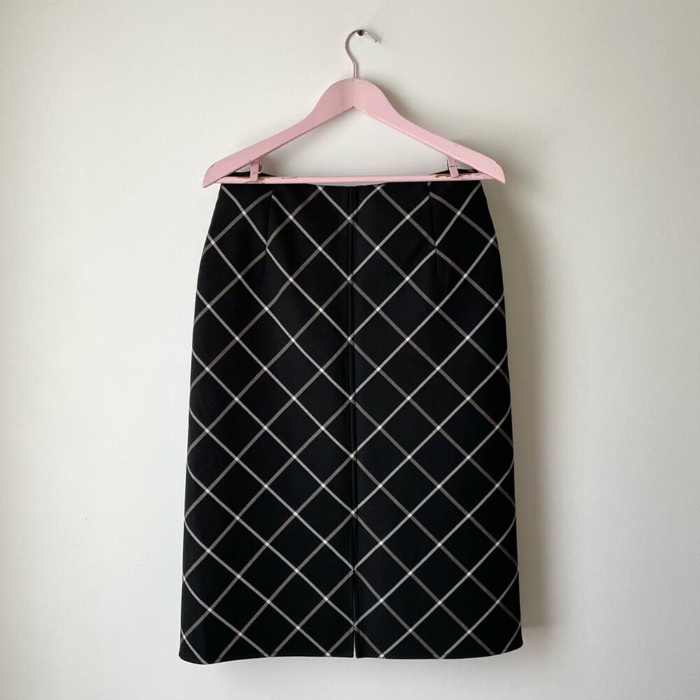 Rag & Bone Windowpane Print Skirt Size 6 - image 2
